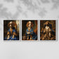 Royal Animals Series LIX - Restickable Framed Art Set
