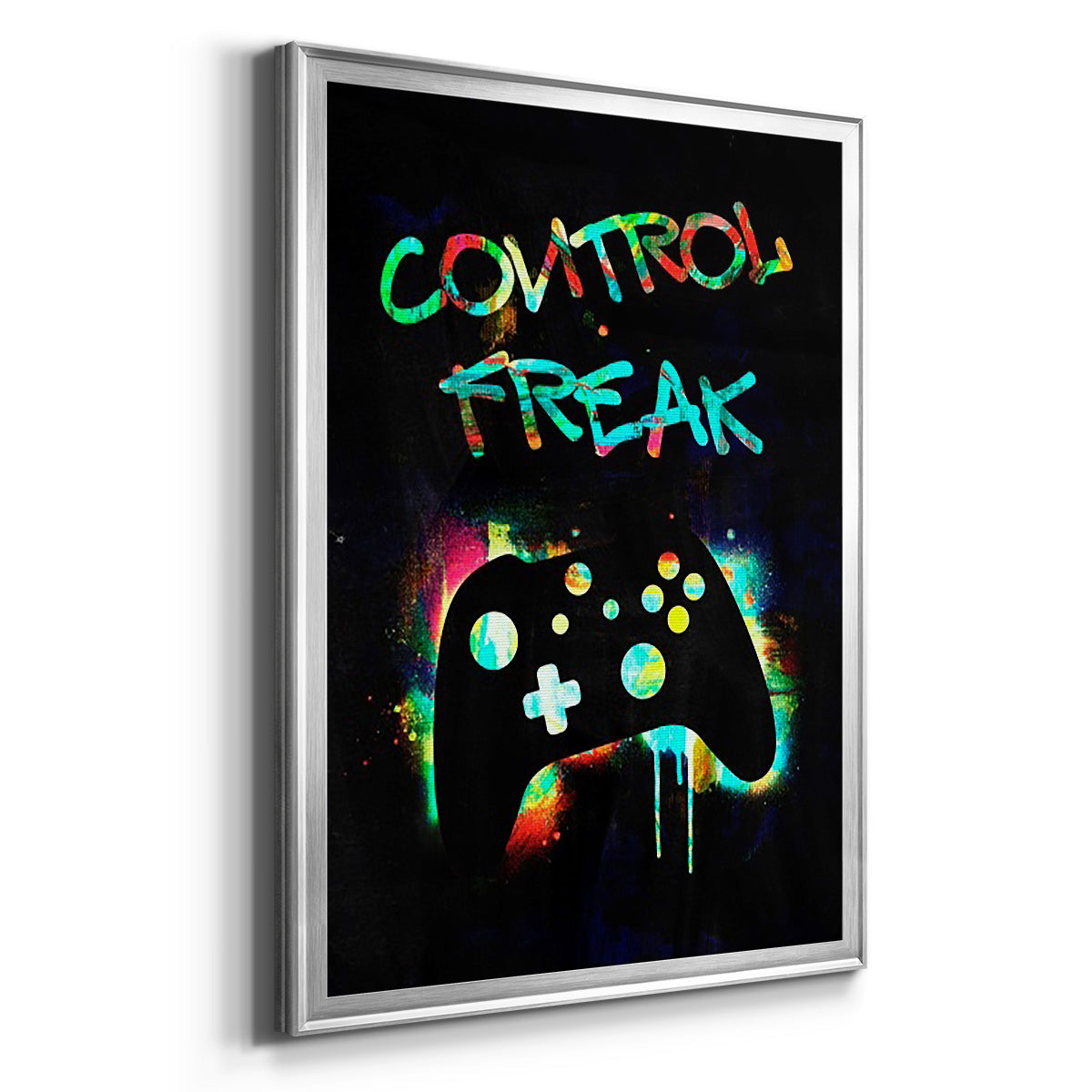 Gamer Tag I - Modern Framed Canvas Print