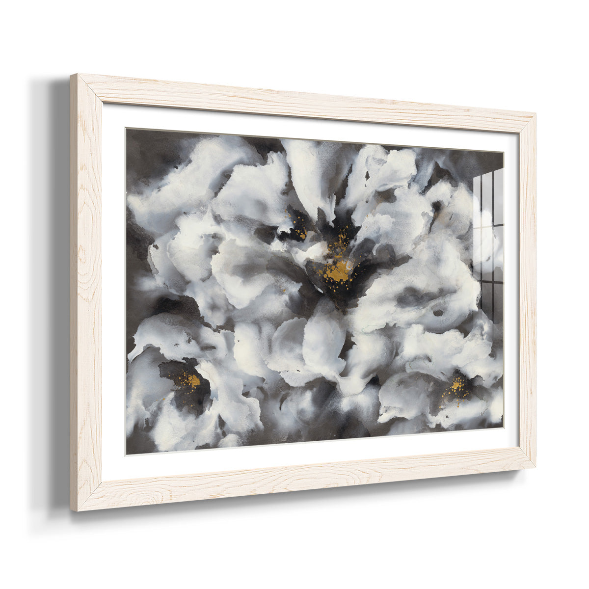 Peonia - Barnwood Framed Art Print