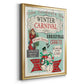 Bright Christmas Carnival - Modern Framed Canvas Print