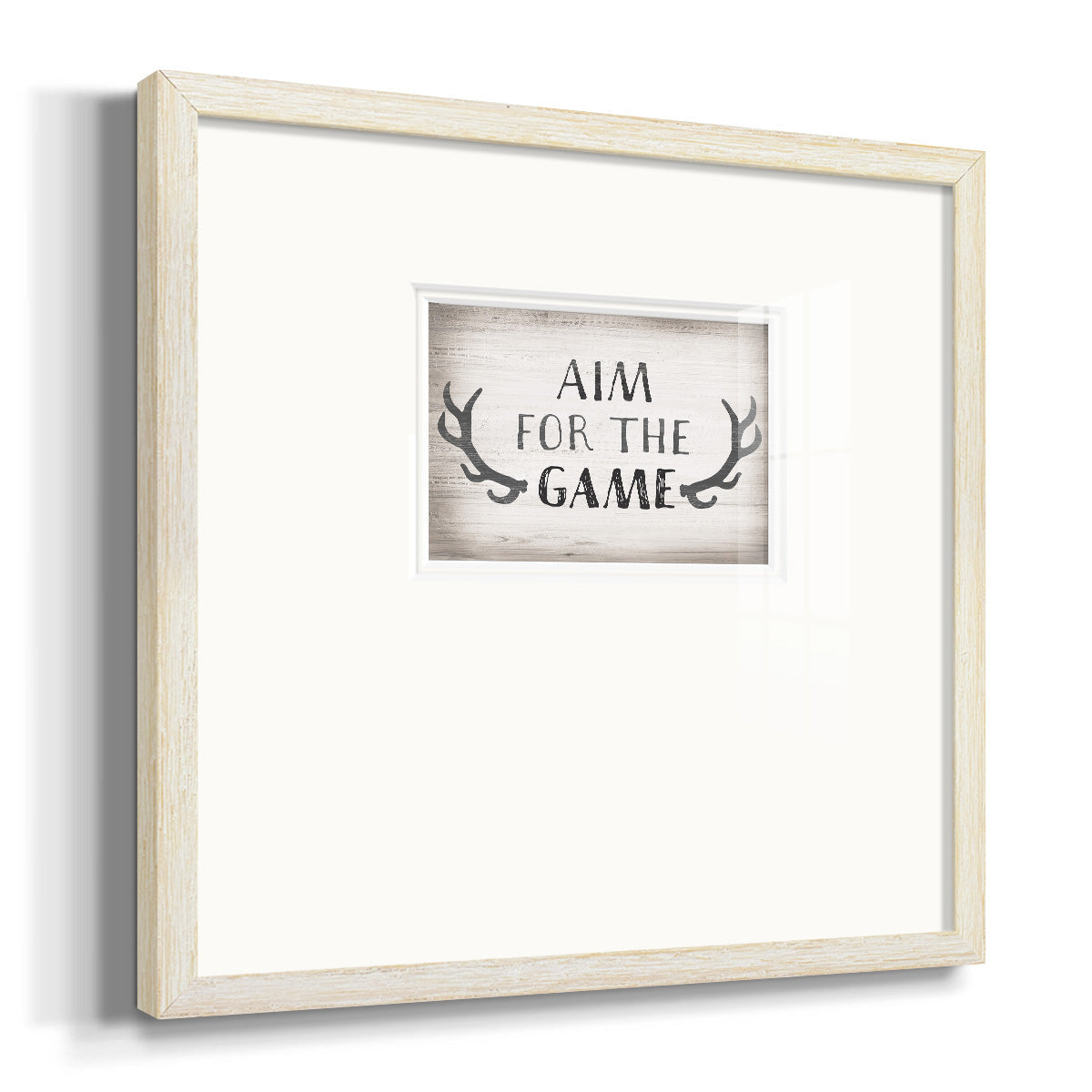 Aim Game Premium Framed Print Double Matboard