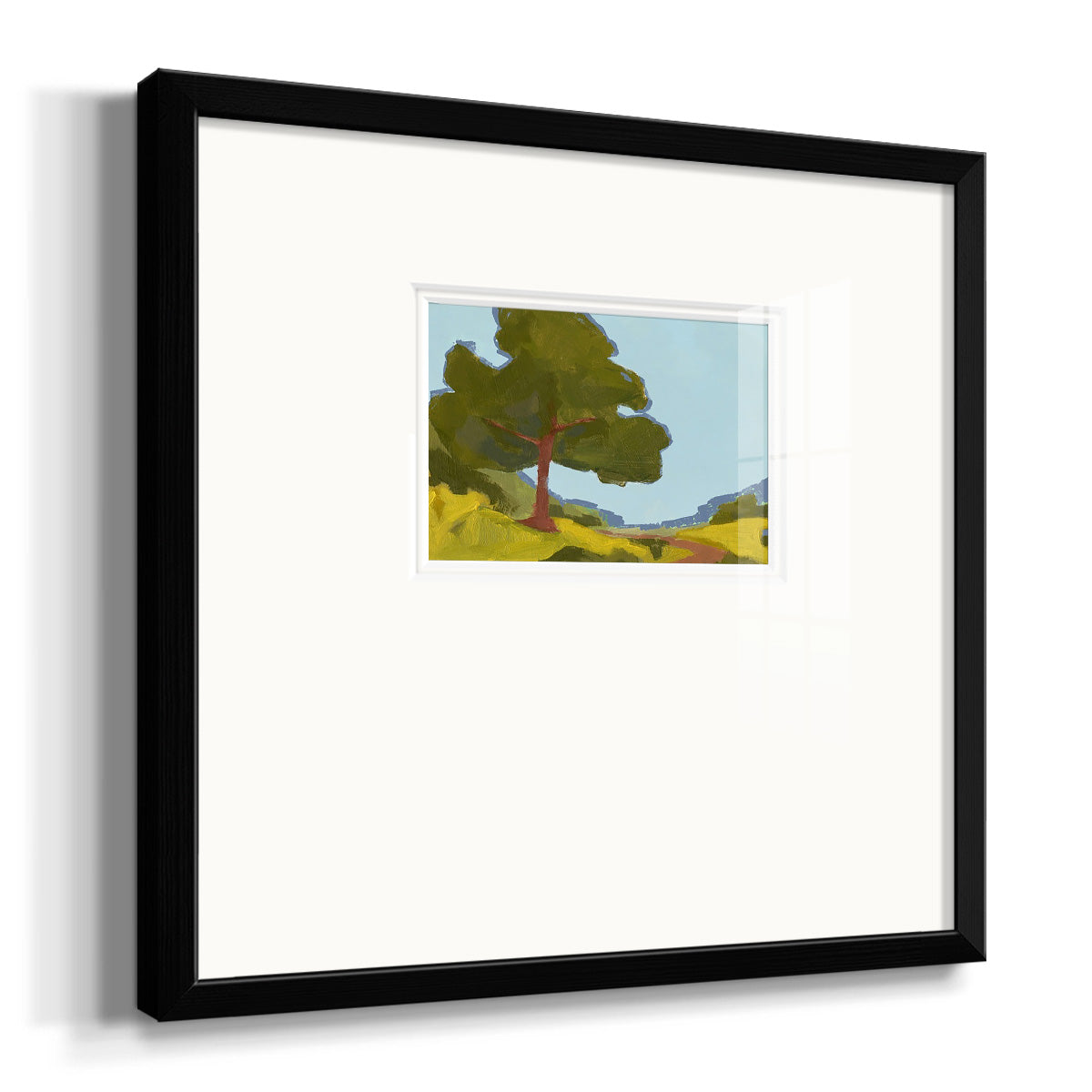 Bright Park II Premium Framed Print Double Matboard