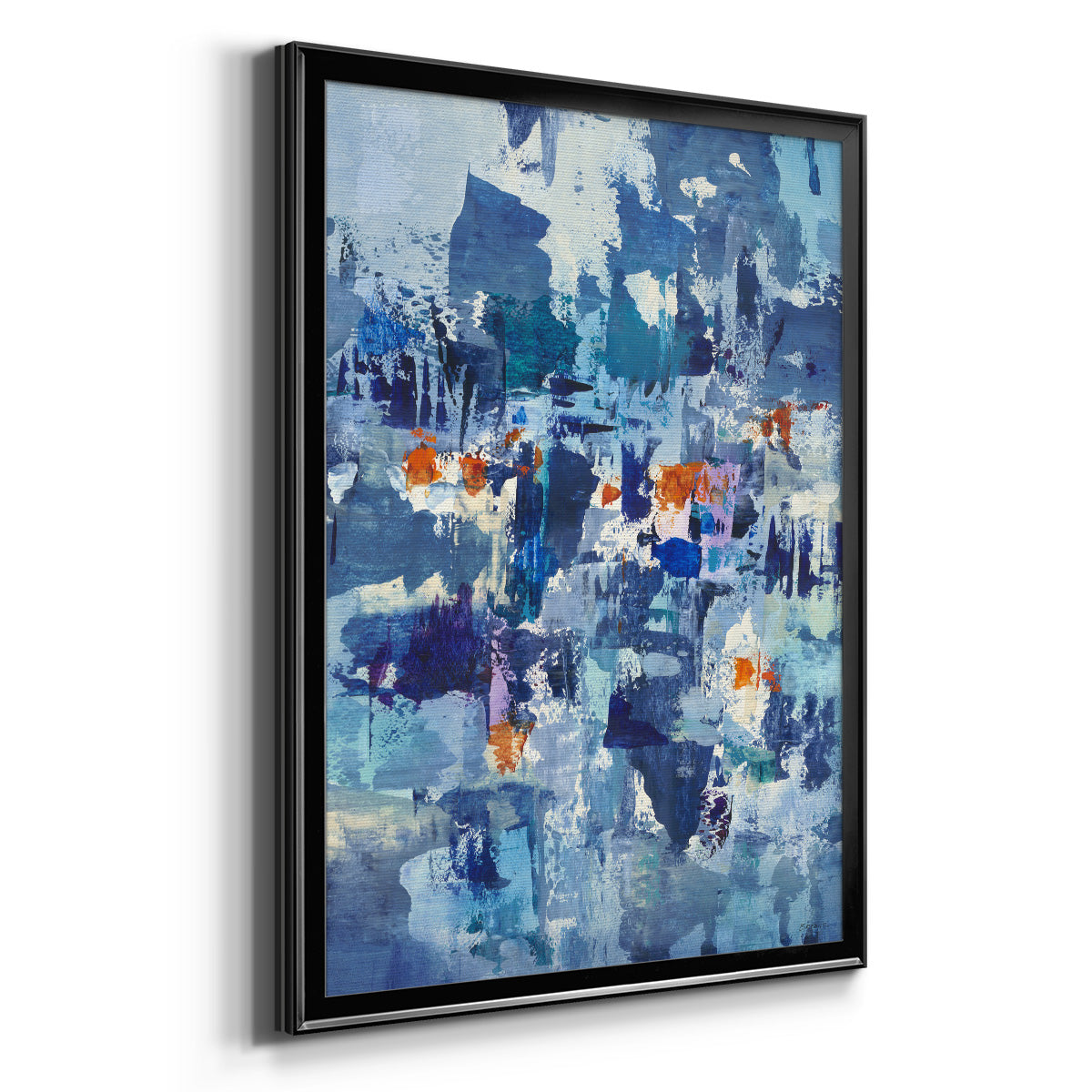 Reticent III - Modern Framed Canvas Print