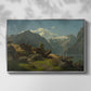 Balestrand, 1848 - Floater Framed Canvas Print