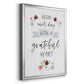 Grateful Heart - Modern Framed Canvas Print