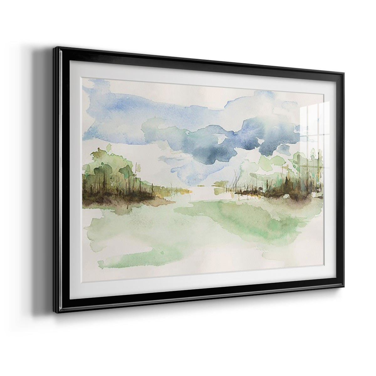 Brush Thickets II - Modern Framed Art Print