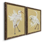 Heron Plumage V - Premium Framed Canvas 2 Piece Set - Ready to Hang