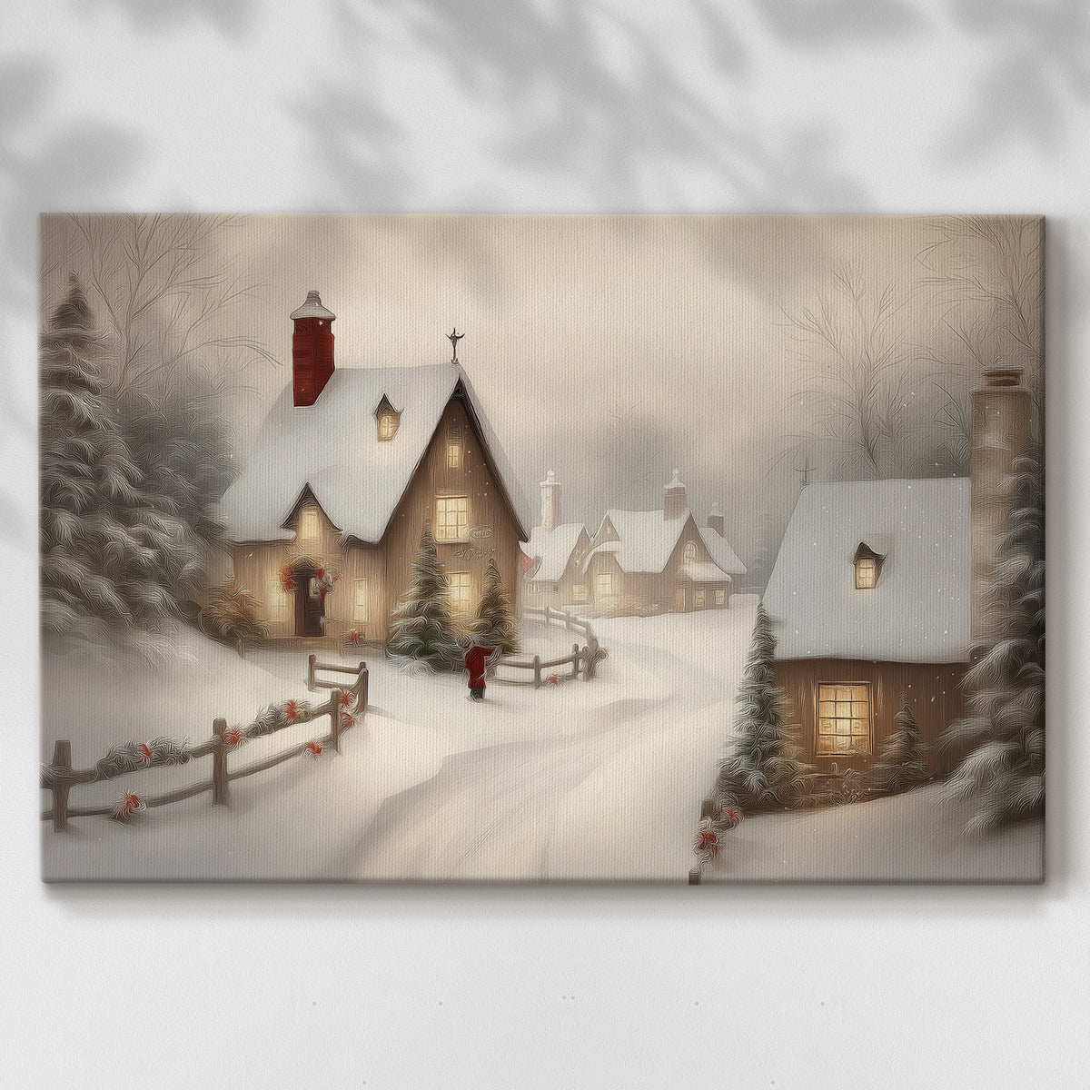 Dawn of Tinsel-Gold Promise - Canvas Art Print