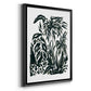 Ink Jungle IV - Modern Framed Canvas Print