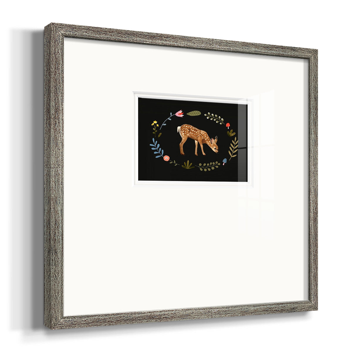 Critter & Foliage III Premium Framed Print Double Matboard