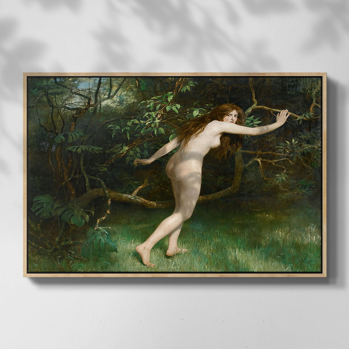 Eve, 1911 - Floater Framed Canvas Print