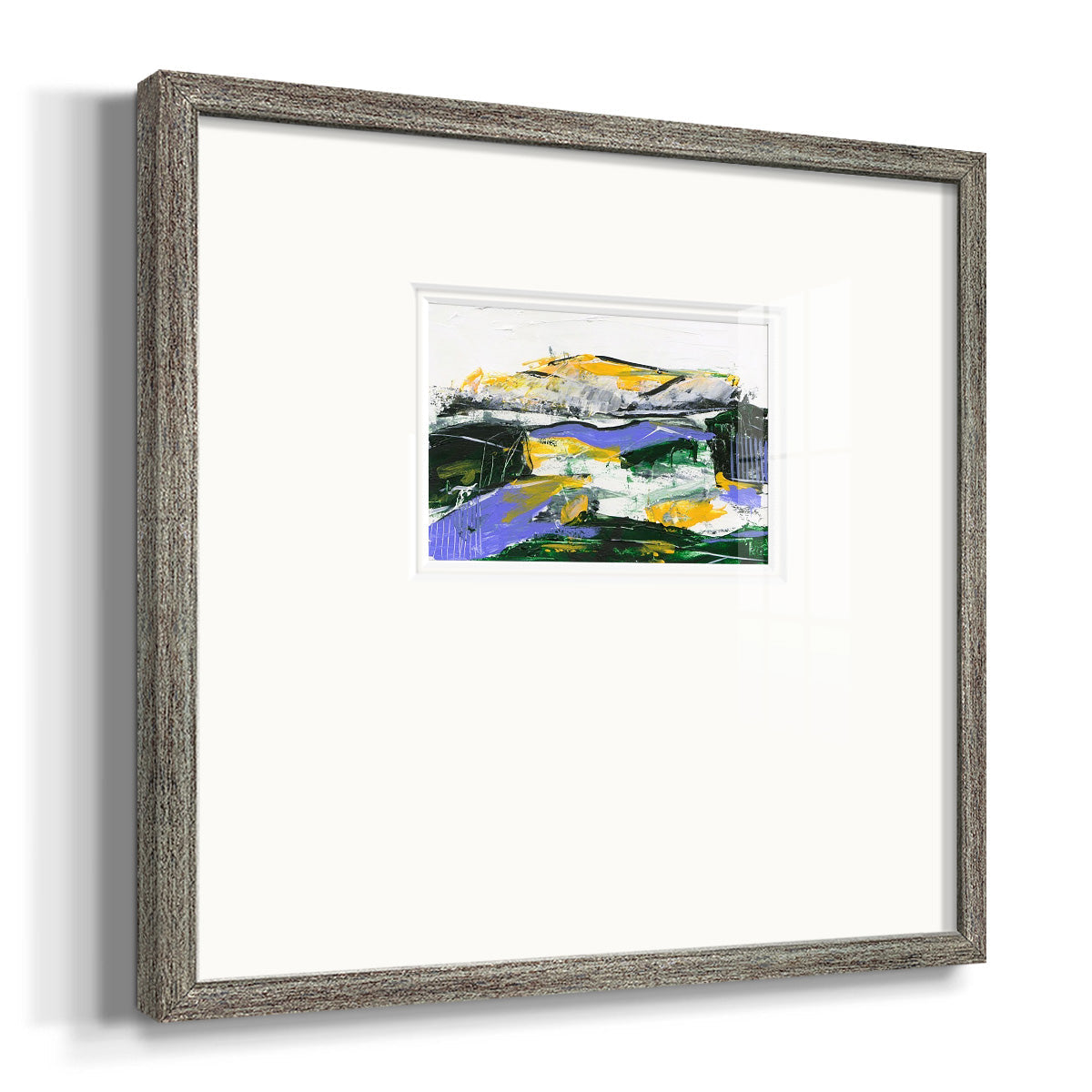 Silent Mountain I Premium Framed Print Double Matboard