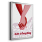 Groovy Love I - Modern Framed Canvas Print
