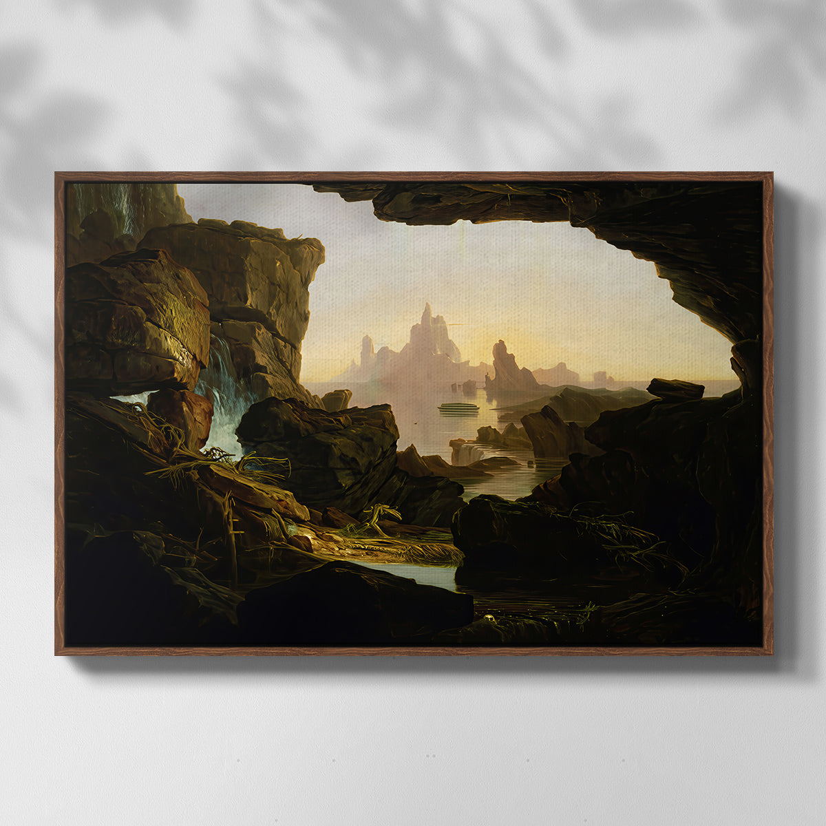 The Subsiding of the Waters of the Deluge, 1829 - Floater Framed Canvas Print