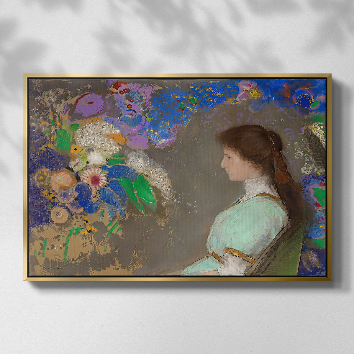Portrait of Violette Heymann, 1910 - Floater Framed Canvas Print