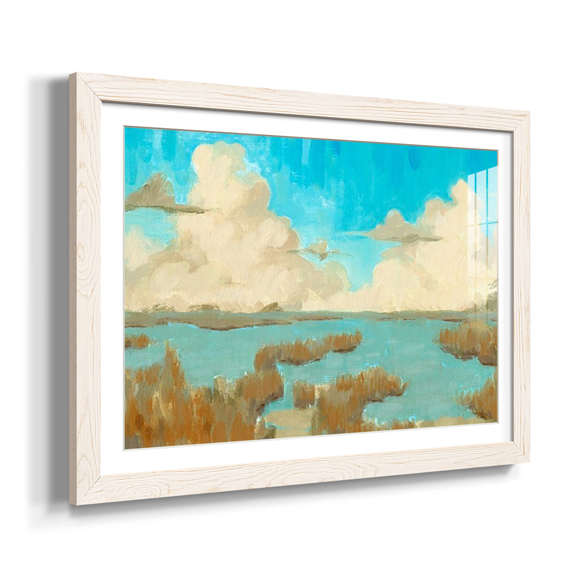 Fripp Island Water II - Barnwood Framed Art Print