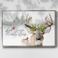 Holiday Deer Collection A - Floater Framed Canvas Print