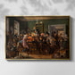 An Auction Scene, 1835 - Floater Framed Canvas Print