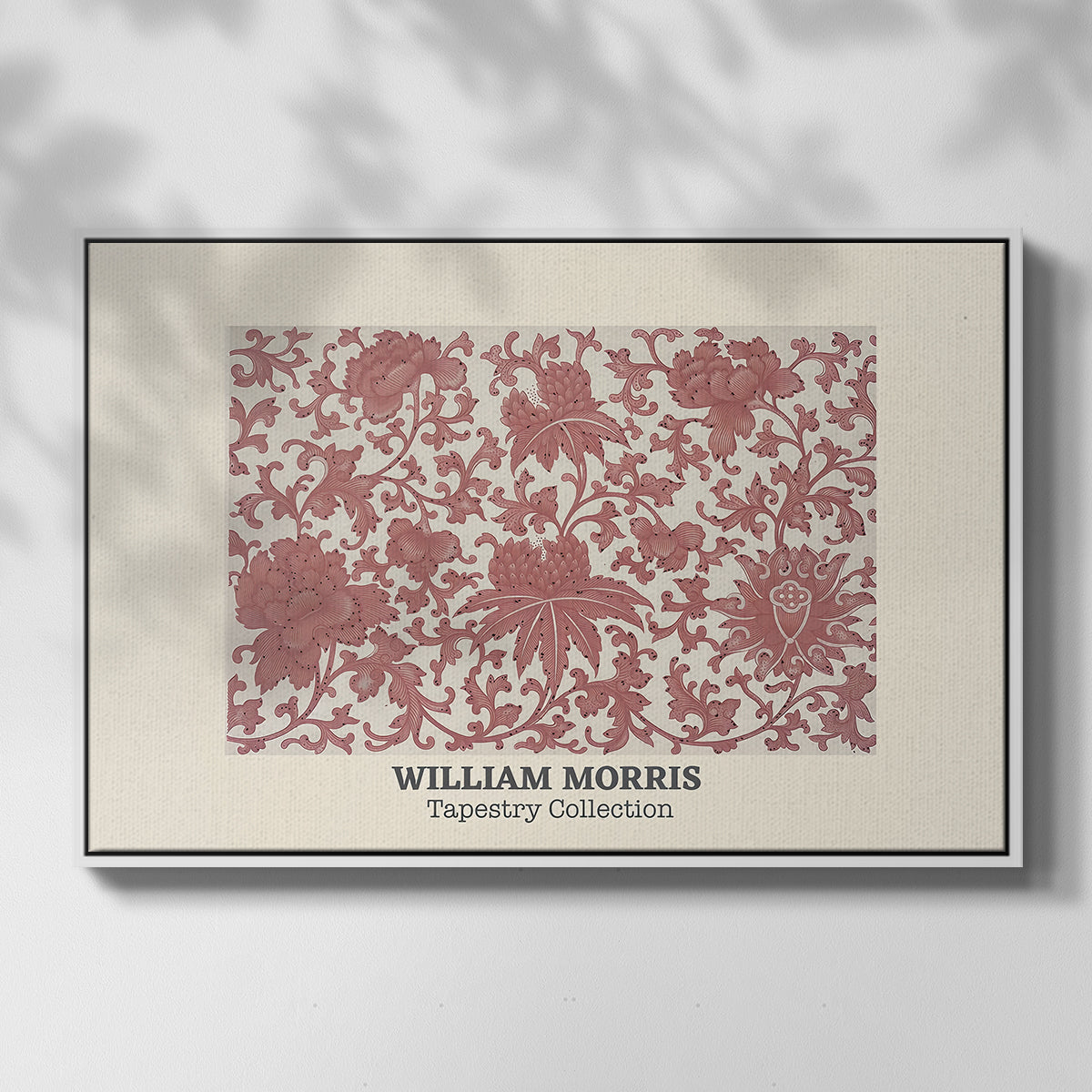 Examples of Chinese Ornament, Pl. XCIII (Morris Inspired), 1867 - Floater Framed Canvas Print