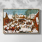 Massacre of the Innocents, c. 1565-1567 - Floater Framed Canvas Print