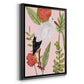 Birds in Motion IV - Modern Framed Canvas Print