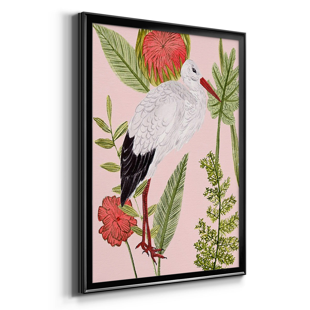 Birds in Motion IV - Modern Framed Canvas Print