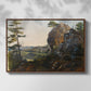 Landscape with the Balbersteine near Miesenbach, 1839 - Floater Framed Canvas Print