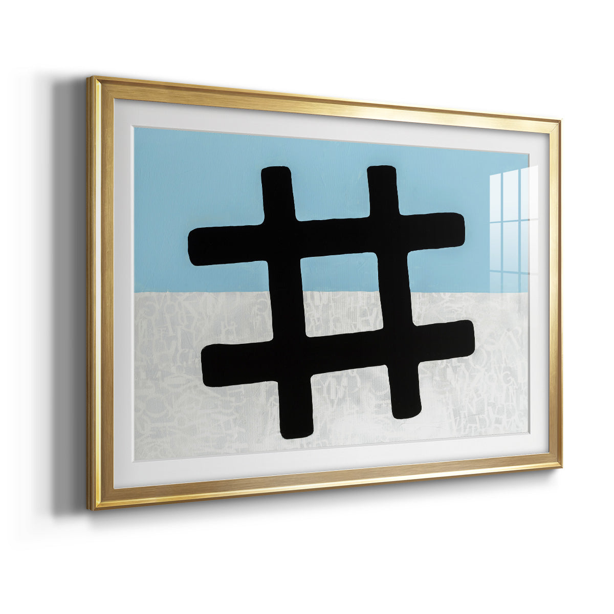 Hashtag Premium Framed Print - Ready to Hang