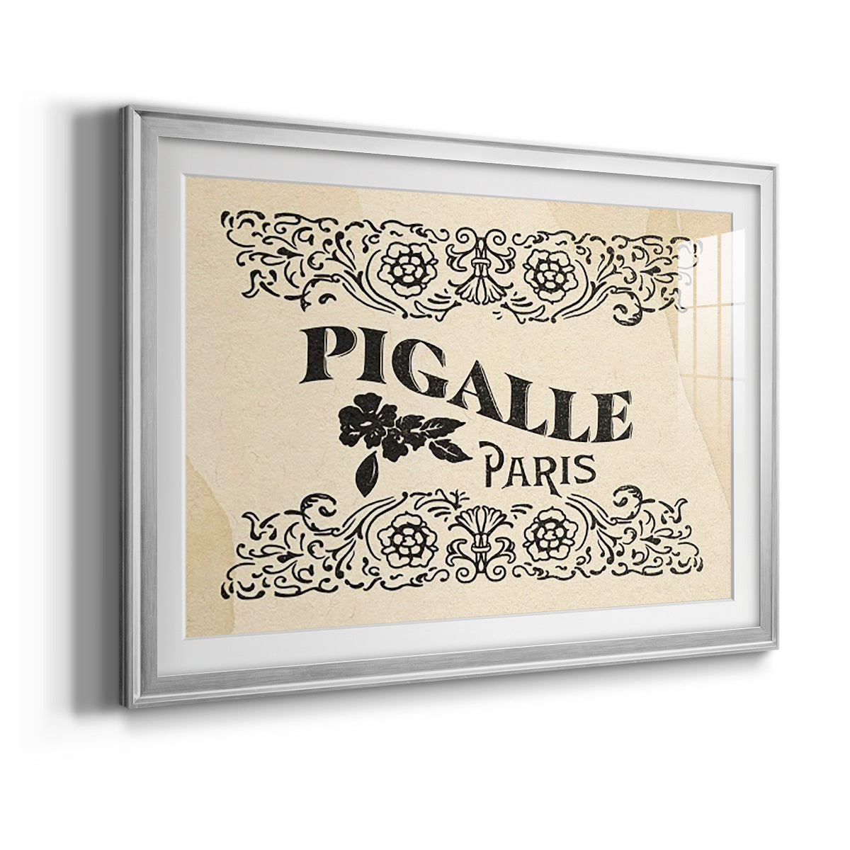Antique French Label III - Modern Framed Art Print