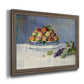 Still Life with Peaches and Grapes Premium Framed Canvas- Ready to Hang