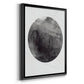 Graphite Moon I - Modern Framed Canvas Print