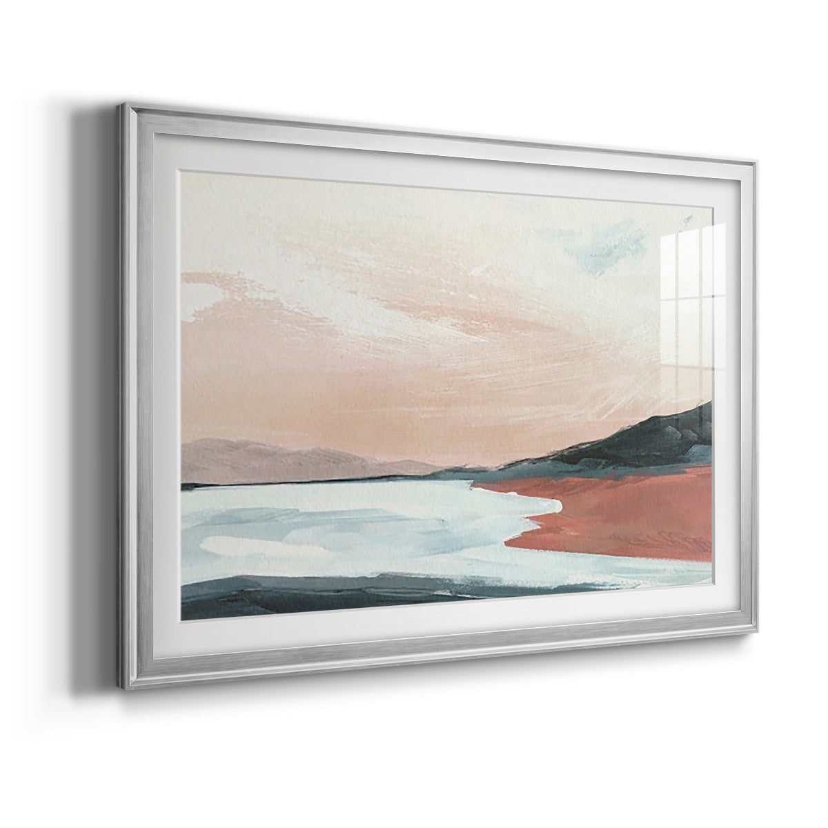Paynes Coast II - Modern Framed Art Print