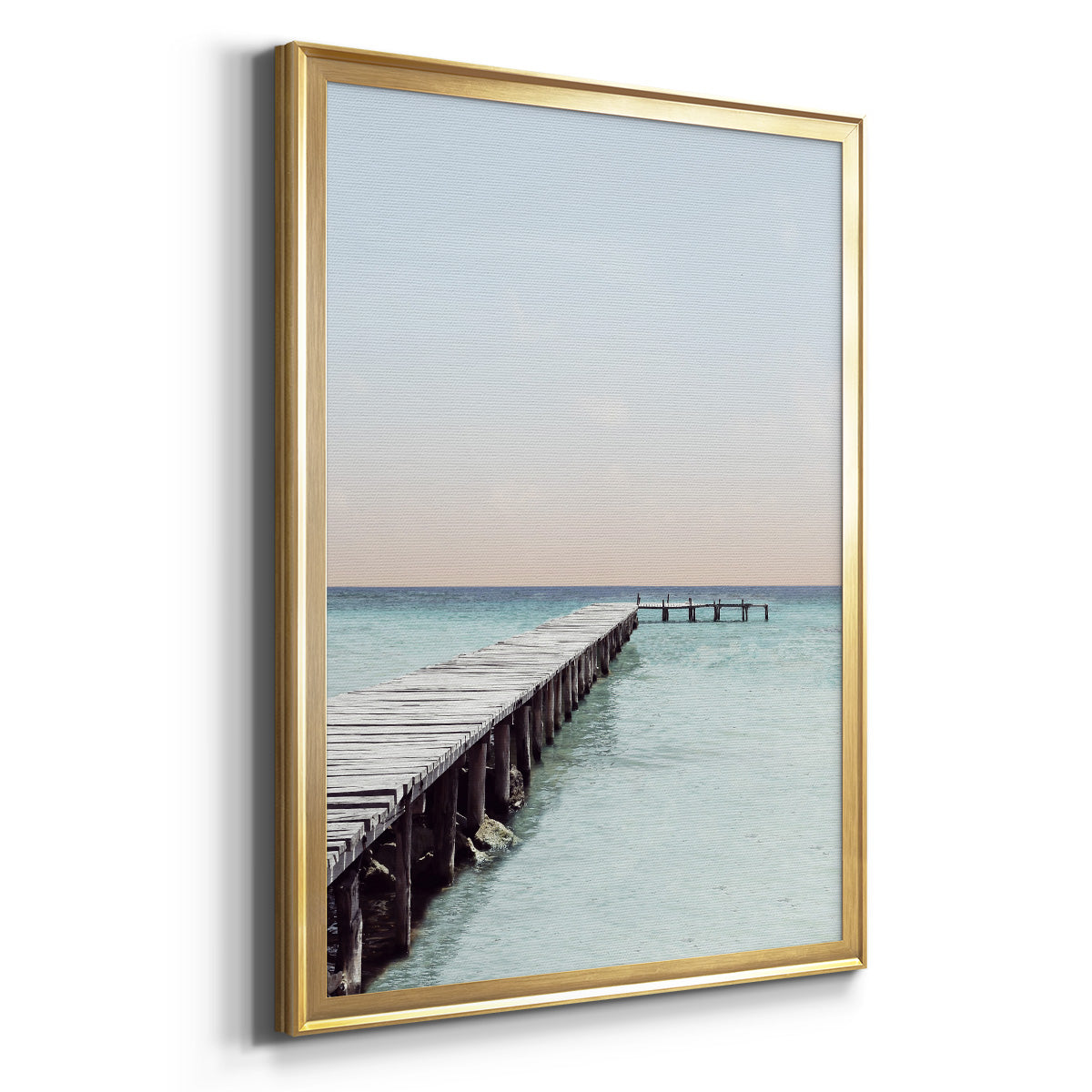 La Playa - Modern Framed Canvas Print