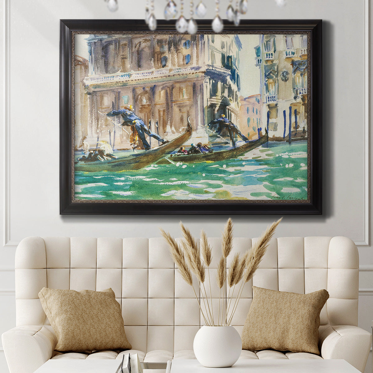 View of Venice, 1906 - Ornate Framed Canvas Print