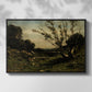 Morning in the Nievre, 1877 - Floater Framed Canvas Print
