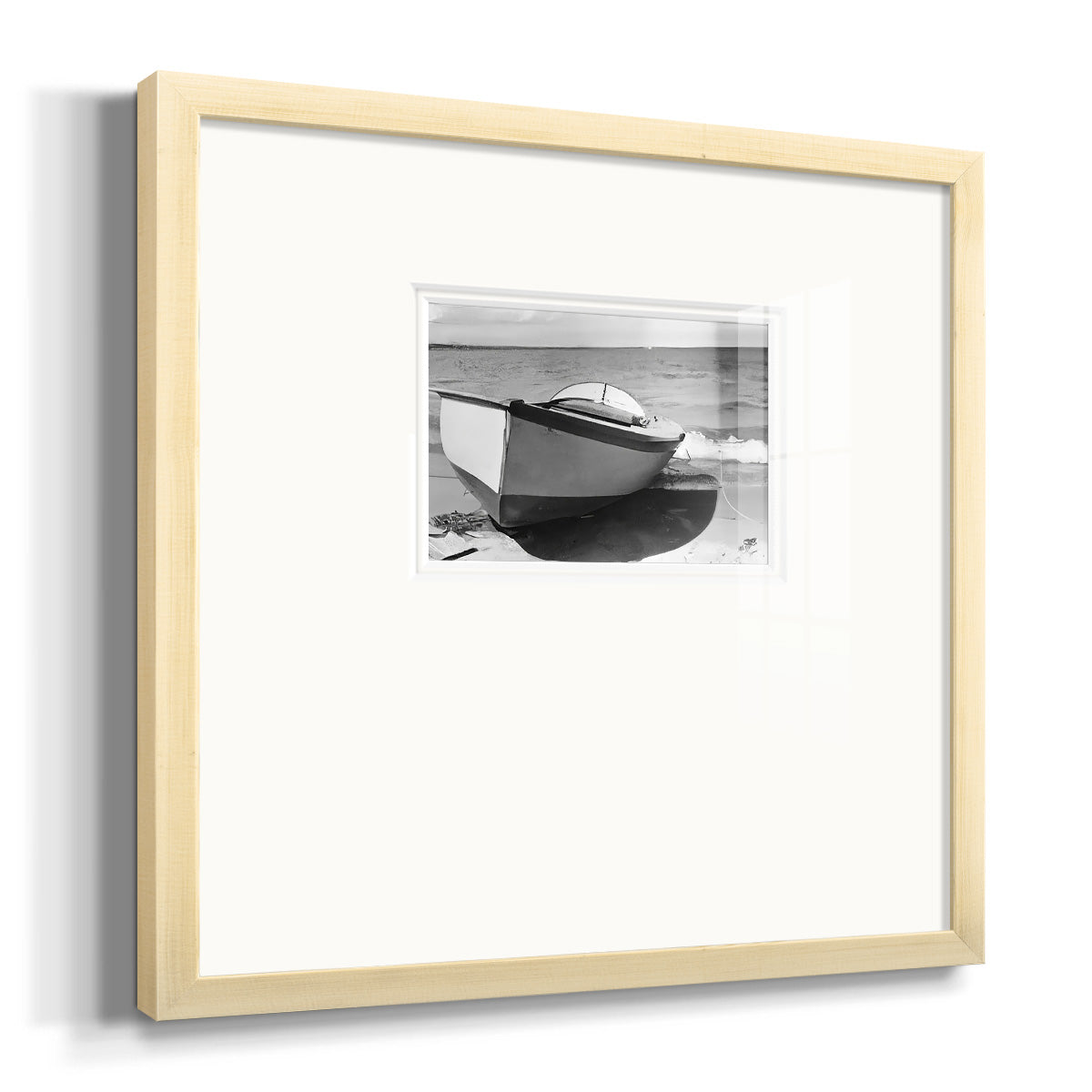 Vintage Rowboat II Premium Framed Print Double Matboard