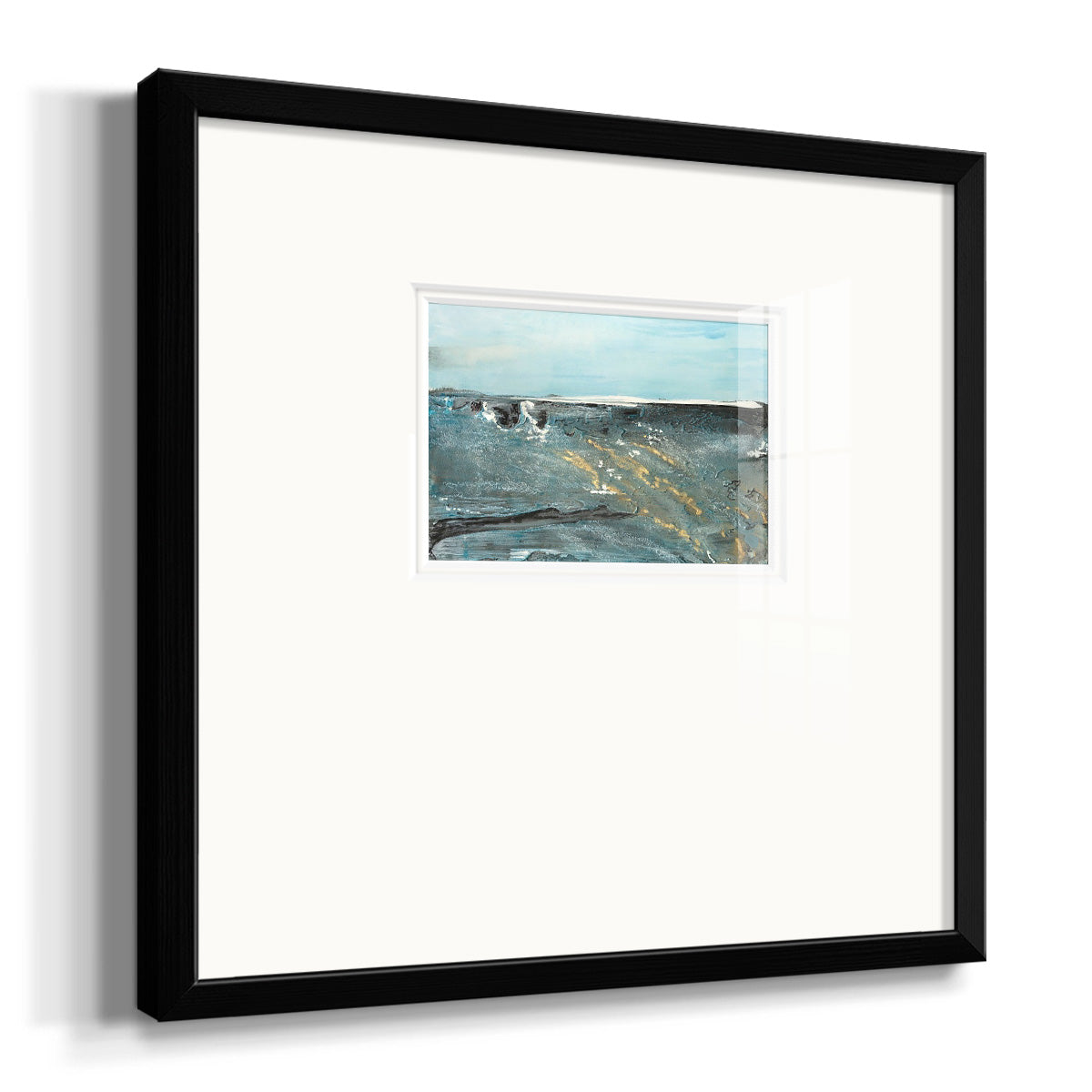 Flow of Love in Ocean II Premium Framed Print Double Matboard