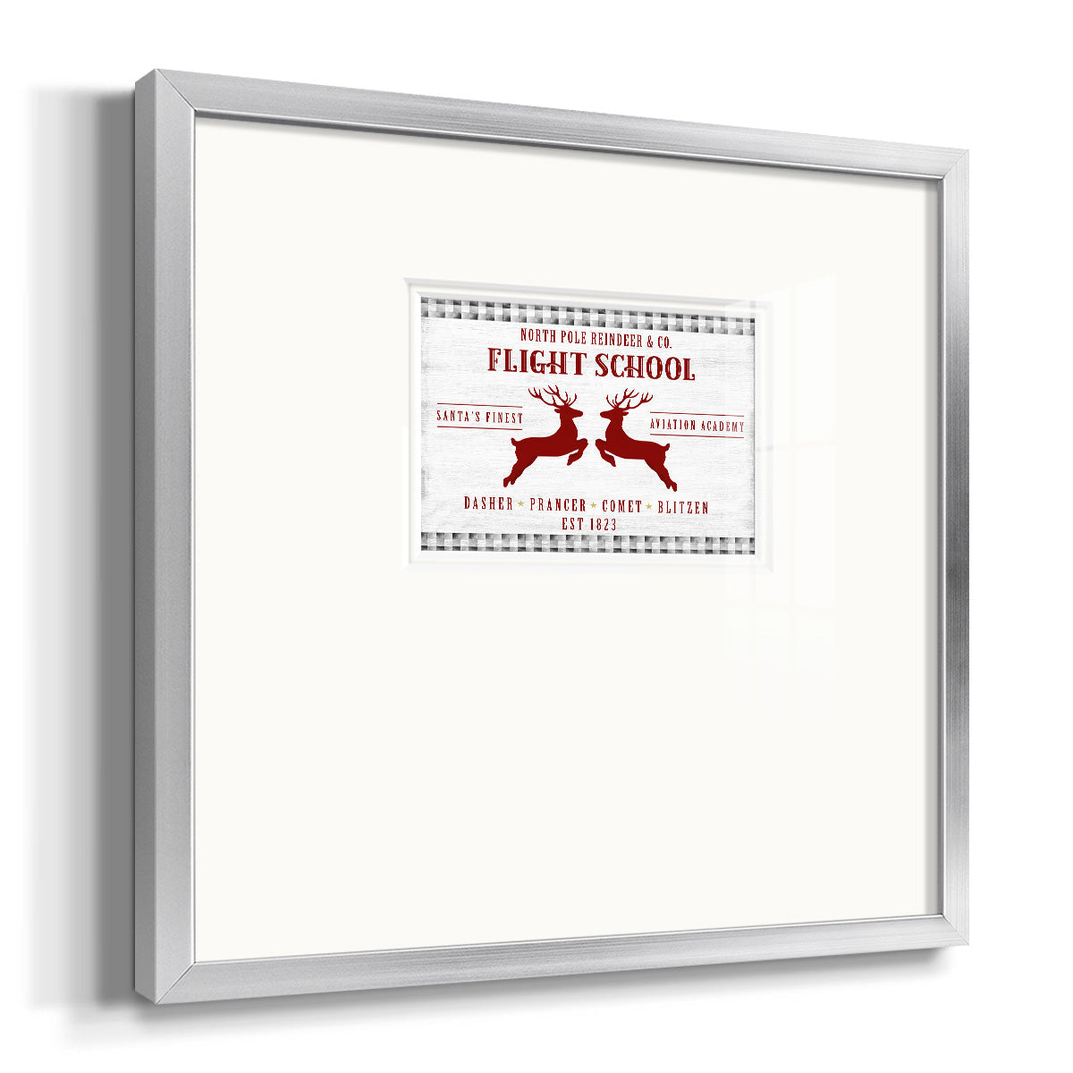 Flight School Premium Framed Print Double Matboard