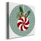 Peppermint Snowman Collection C-Premium Gallery Wrapped Canvas - Ready to Hang