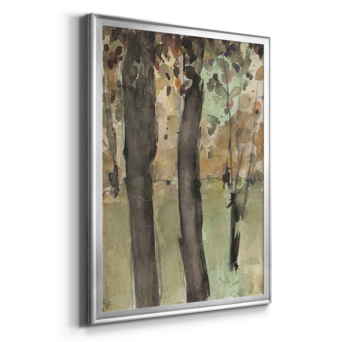 Under the Tree Confetti I - Modern Framed Canvas Print