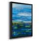 Island Groove - Modern Framed Canvas Print