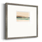 Layered Horizon I - Double Matboard Framed Print