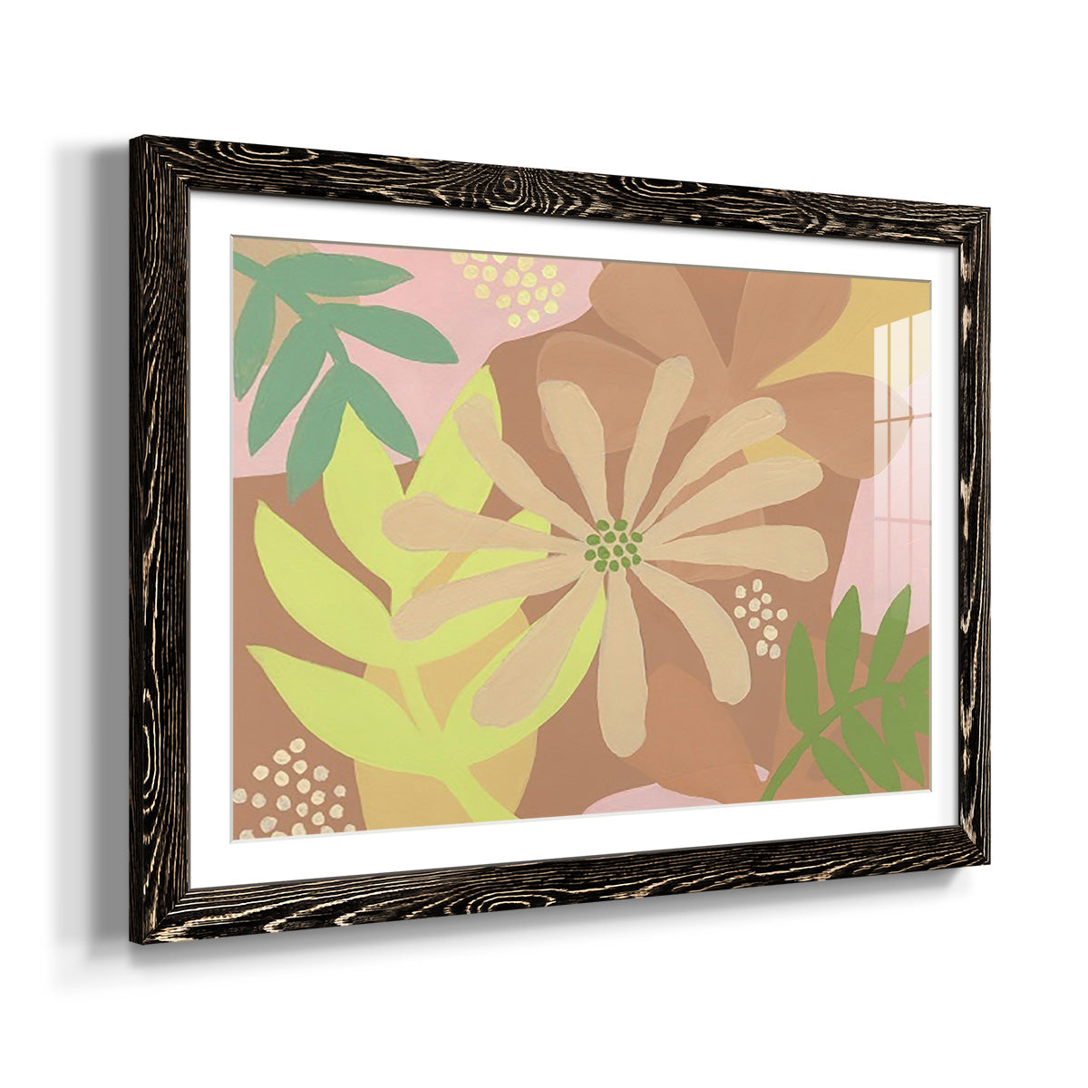 Neutral Blooms II-Premium Framed Print - Ready to Hang