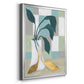 Plant Vased II - Modern Framed Canvas Print