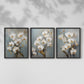Floral Study Series LXV - Restickable Framed Art Set