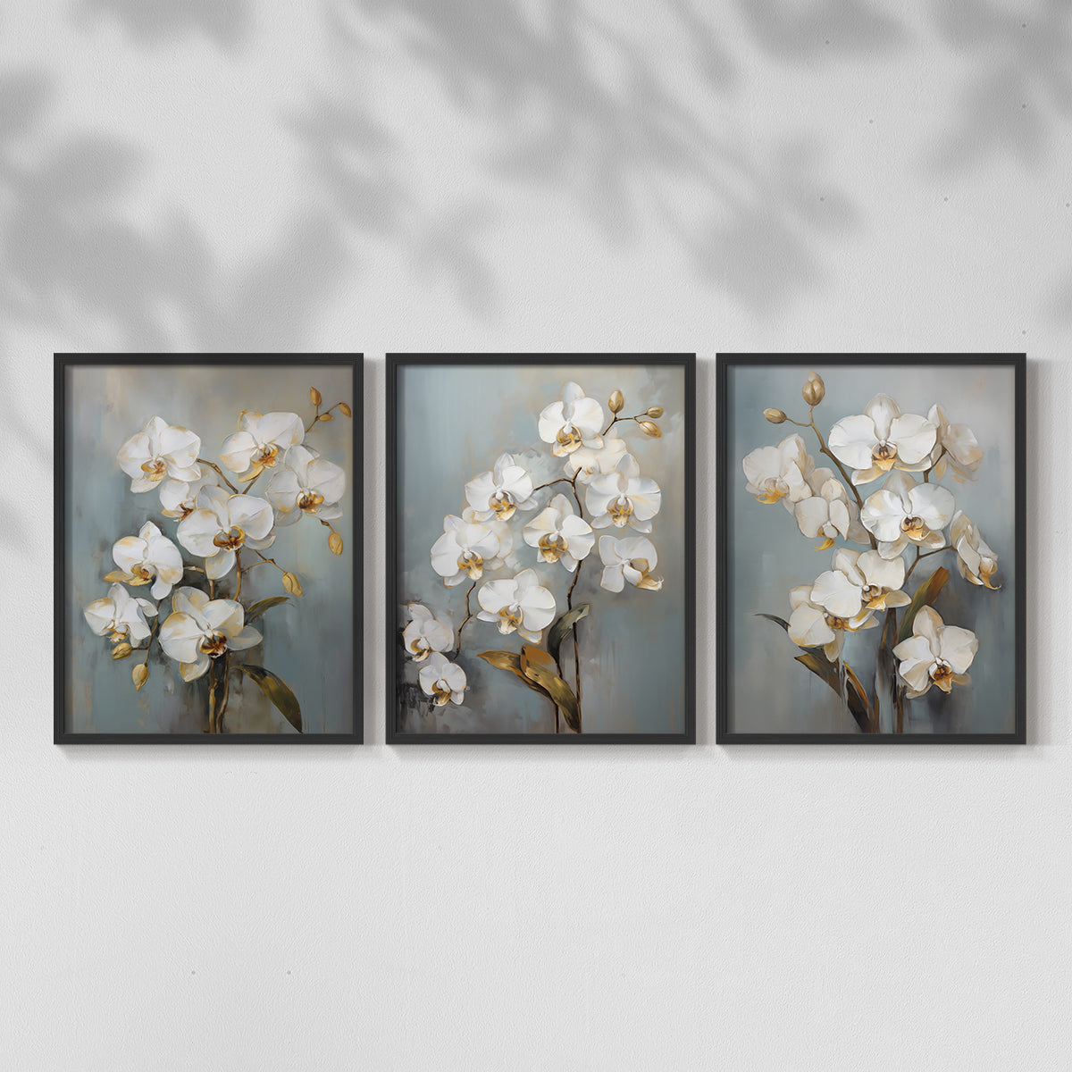 Floral Study Series LXV - Restickable Framed Art Set