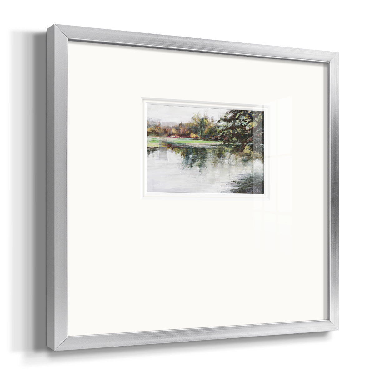 Upon Reflection- Premium Framed Print Double Matboard