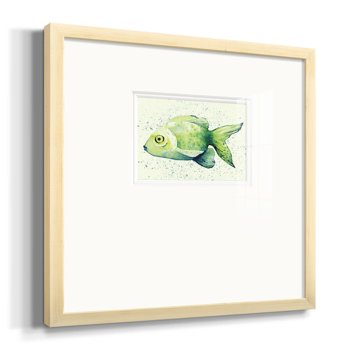 Speckled Freshwater Fish I Premium Framed Print Double Matboard