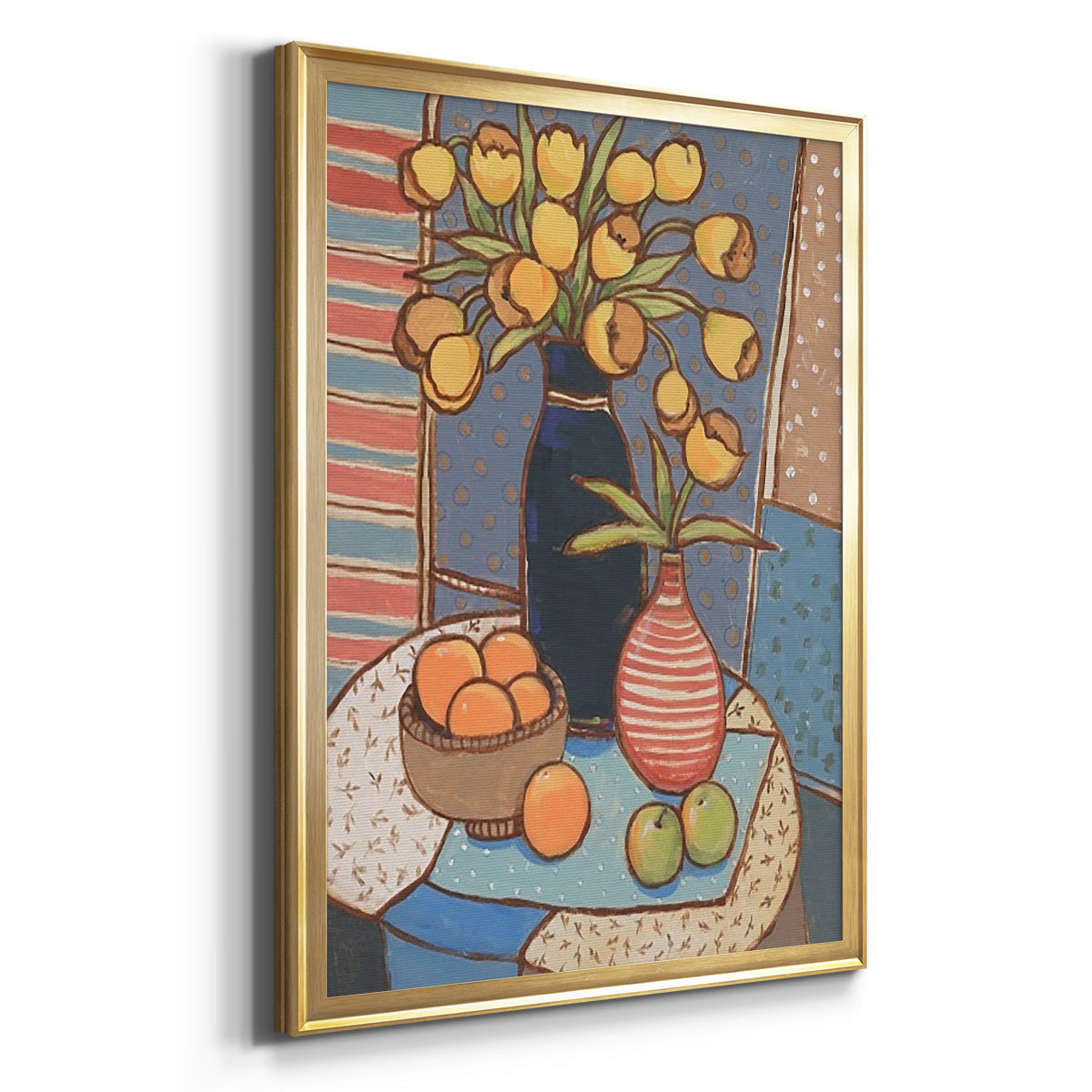 Table Still Life II - Modern Framed Canvas Print