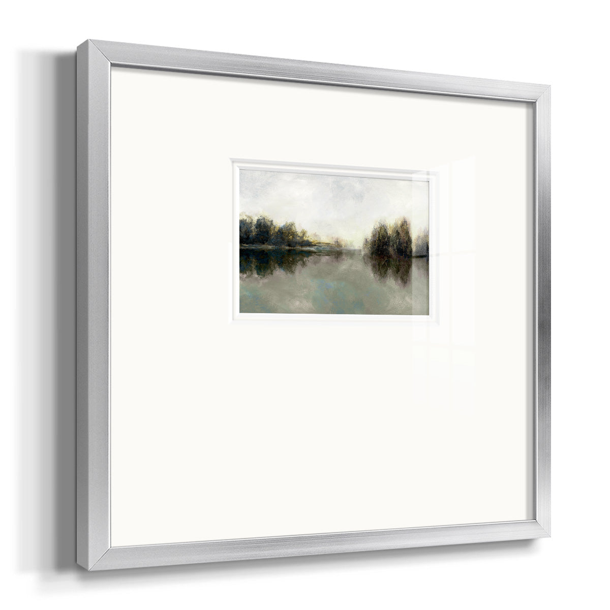 Rainy Sunset Premium Framed Print Double Matboard